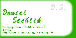 daniel stehlik business card